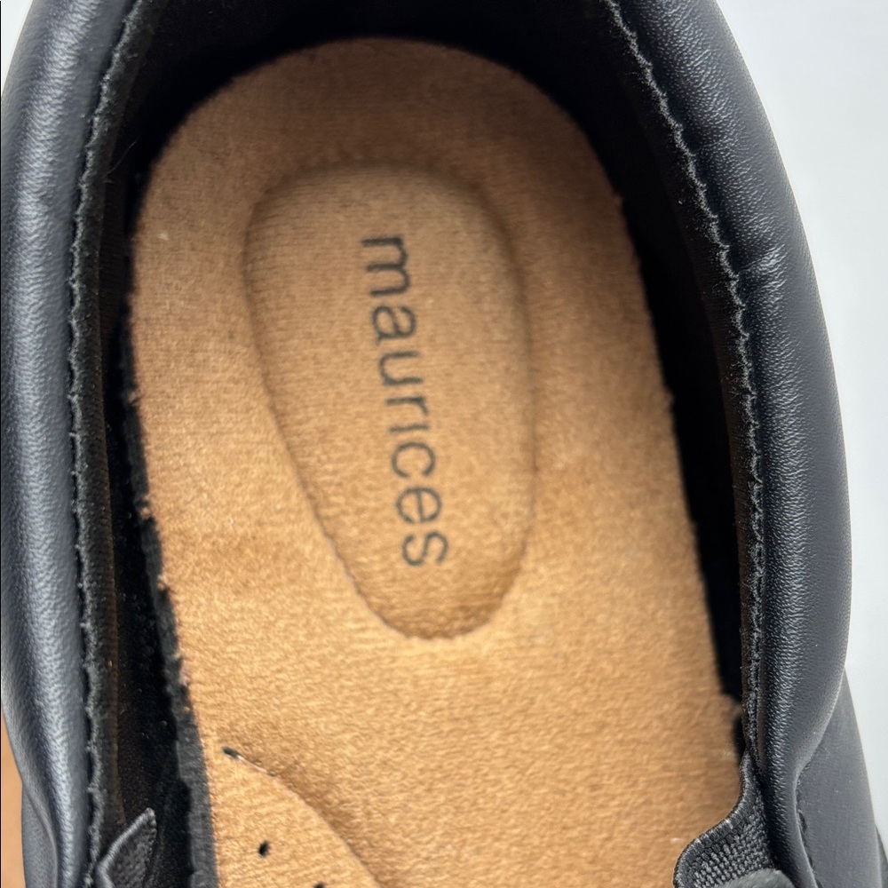 Maurices Women’s Black and White Slip-On Loafers - Picture 2 of 8